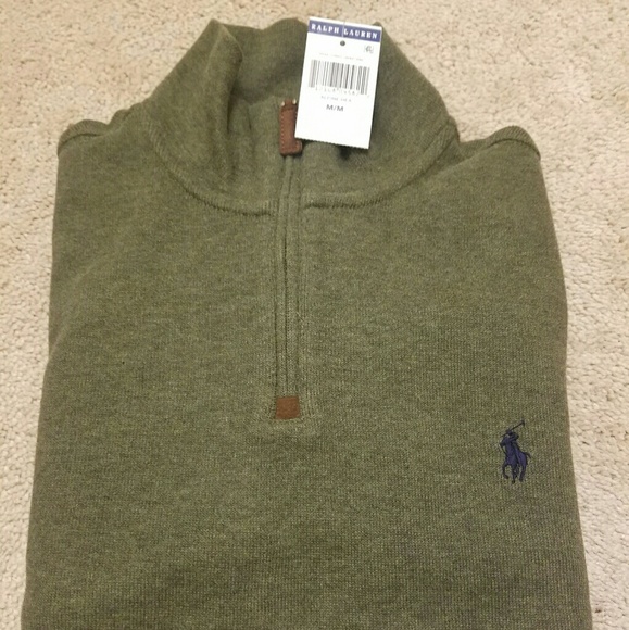 Ralph Lauren 1/2 zip sweater - Picture 2 of 3